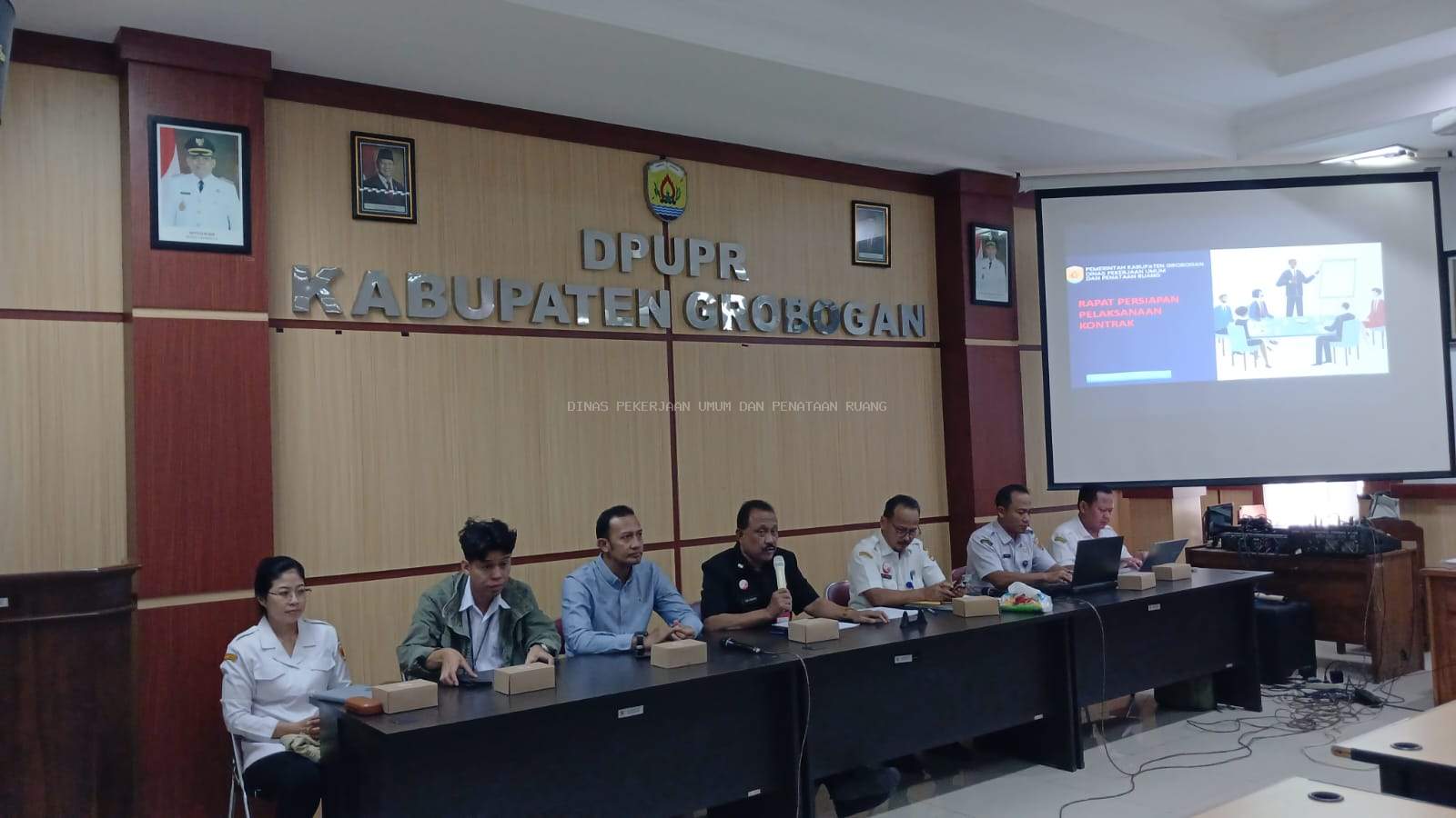 RAPAT PERSIAPAN PELAKSANAAN KONTRAK DINAS PEKERJAAN UMUM DAN PENATAAN RUANG KABUPATEN GROBOGAN TAHUN ANGGARAN 2026