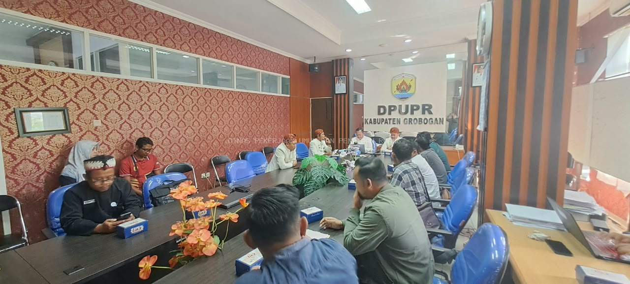 Penandatanganan Kontrak Pekerjaan Infrastruktur DPUPR Kabupaten Grobogan