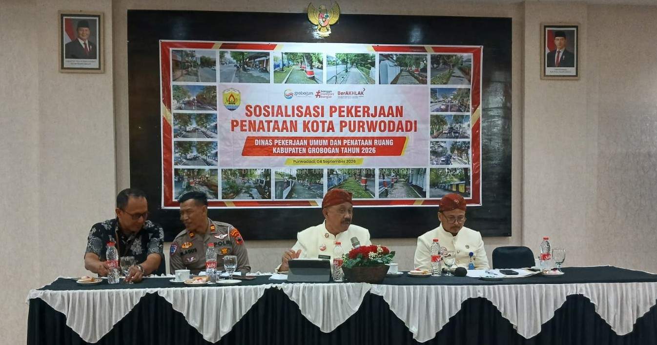 Sosialisasi Pekerjaan Penataan Kota Purwodadi
